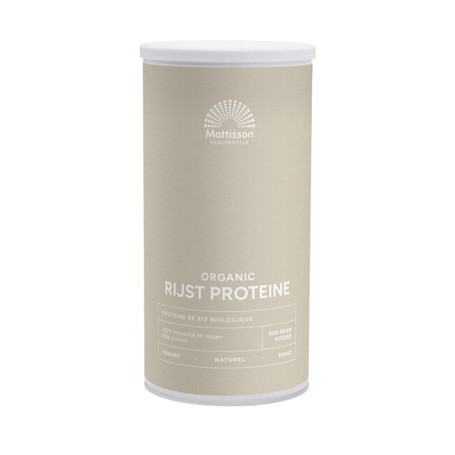 Rijst proteine naturel vegan 80% bio 500 Gram