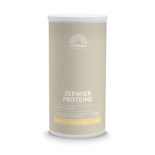 Absolute zeewier eiwit vanille 500 Gram