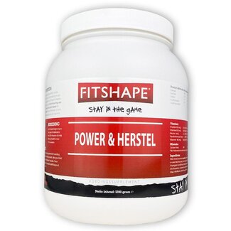 Fitshape Fitshape Power & herstel I vanille 1200 Gram