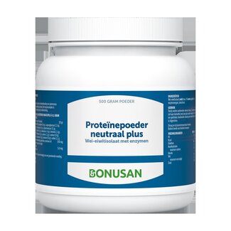 Bonusan Proteine poeder neutraal plus 500 Gram