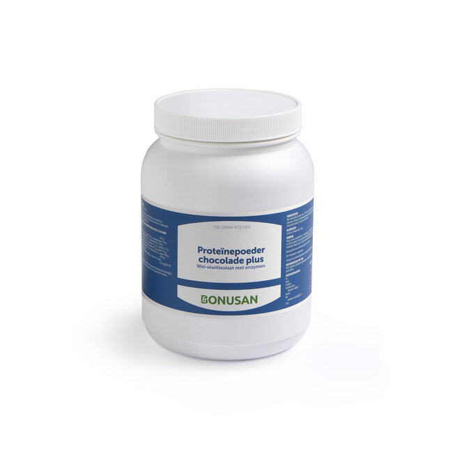 Bonusan Proteine poeder chocolade plus 750 Gram