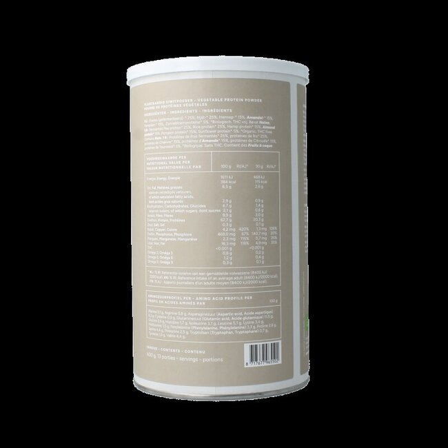 Mélange de protéines végétaliennes bio Mattisson 67 % 400 g