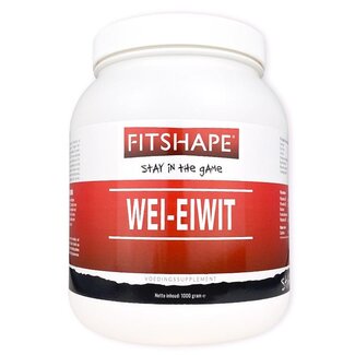 Fitshape Wei eiwit banaan  2 Kilogram