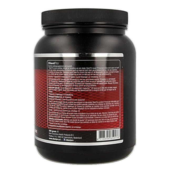 Dieet Pro Chocolat 500 Grammes