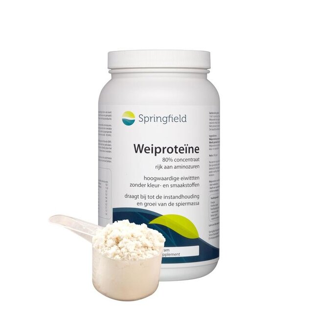 Wei proteine 80% concentraat 500 Gram