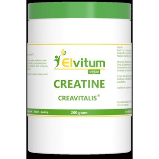 Elvitum Creatine monohydraat Creavitalis 200 Gram
