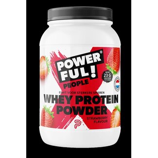 Powerful People Whey protein powder strawberry 400 Gram