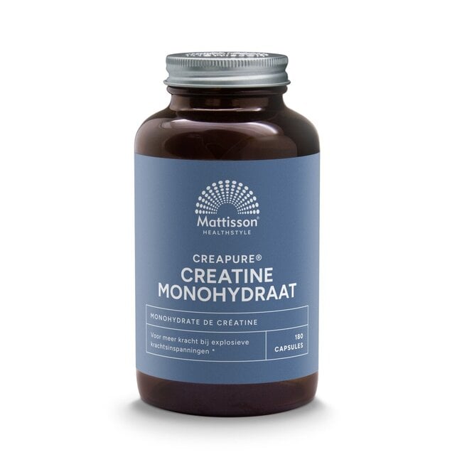 Creatine monohydraat creapure 180 Vegetarische capsules