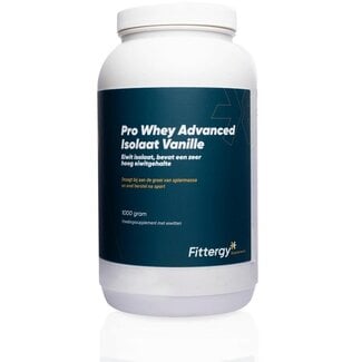 Fittergy Pro whey advanced isolate vanille 1 Kilogram