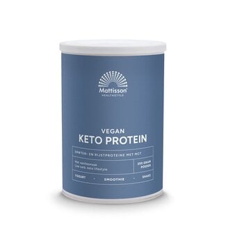 Mattisson Vegan Keto protein shake - pea, rice & MCT 350 Gram