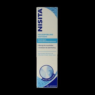 Nisita Nisita Neusspoeling isotoon micro diffusion 125 Milliliter