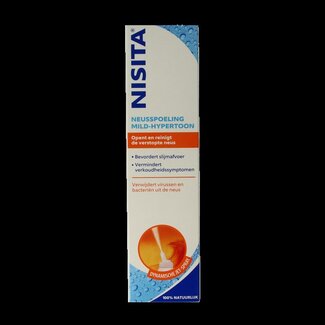 Nisita Nisita Neusspoeling mild hypertoon jet spray 125 Milliliter