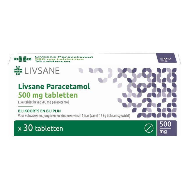 Livsane Paracetamol 500mg 50 Tabletten
