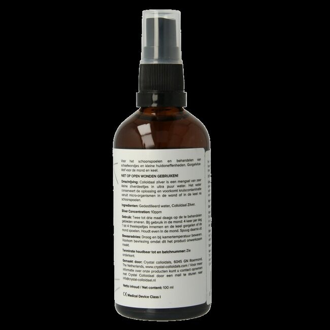 Crystal Argent colloïdal spray 100 Millilitres