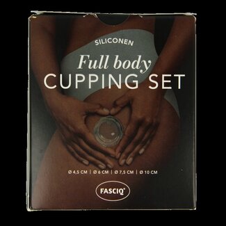 FASCIQ FASCIQ Full body cupping set 4 Stuks