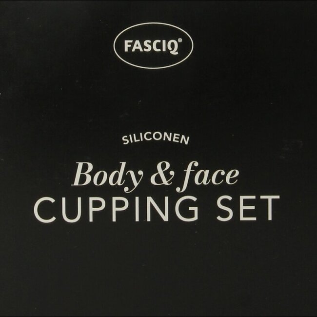 FASCIQ Kit de ventouses corps et visage 6 pièces
