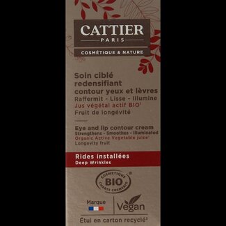 Cattier Cattier Soin contour yeux et lèvres bio 15 ml