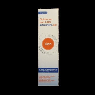 Linn Linn Diclofenac gel 2,32% extra sterk 100 Gram