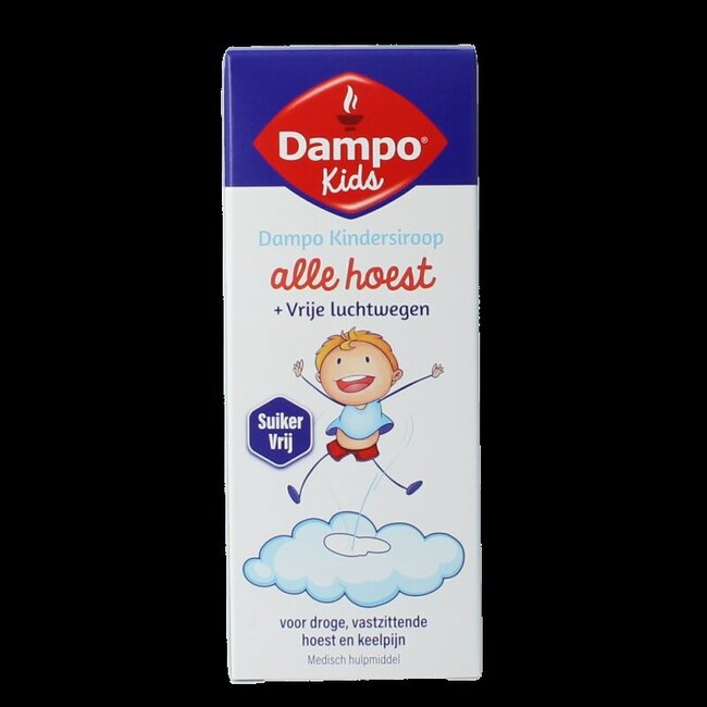 Dampo Kindersiroop alle hoest suikervrij 120 Milliliter