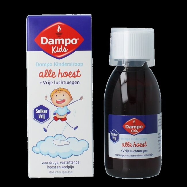 Dampo Kindersiroop alle hoest suikervrij 120 Milliliter
