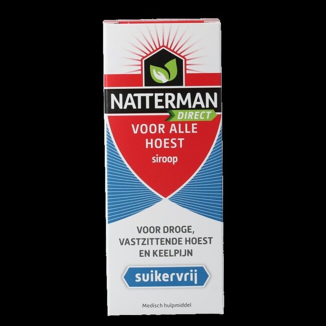Natterman Hoest drank alle hoest suikervrij 120 Milliliter