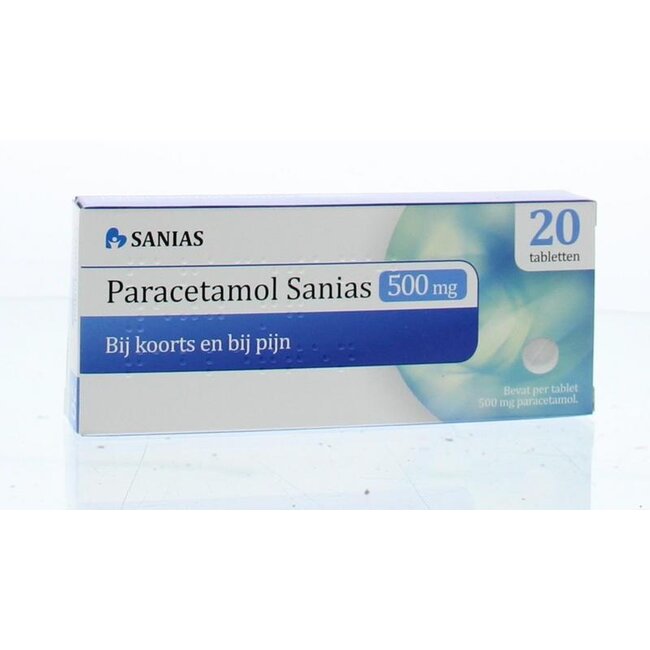 Sanias Paracetamol 500mg 20 Stuks