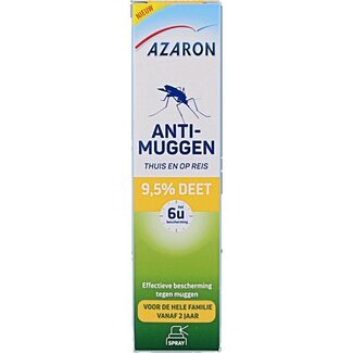 Azaron Azaron Anti muggen 9.5% deet spray 100 Milliliter