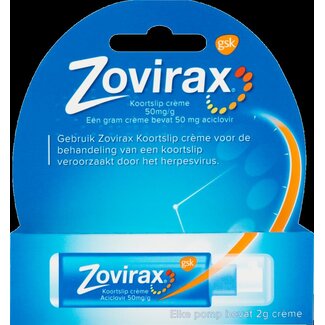 Zovirax Zovirax Cream 5% pomp 2 Gram
