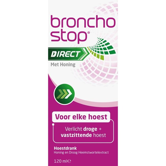 Bronchostop Hoestdrank direct met honing 120 Milliliter