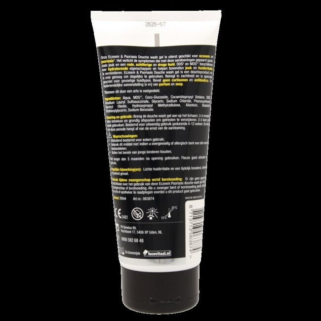 Lucovitaal Gel douche eczéma et psoriasis 200 ml