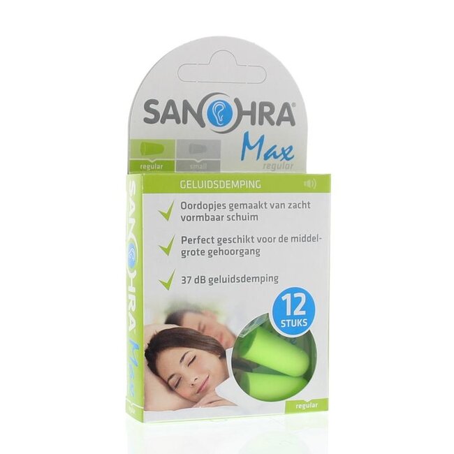 Sanohra Oordop foam max regular 6 Paar