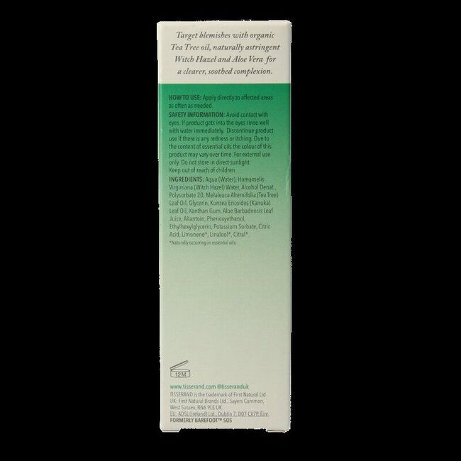 Tisserand Skin Rescue Stick Tea Tree & Aloe Vera 8 ml