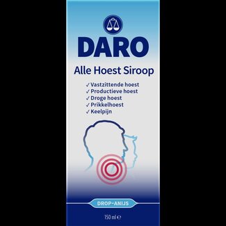 Daro Daro Alle hoest siroop 150 Milliliter
