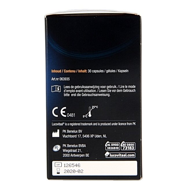 Lucovitaal Syndrome de l'intestin irritable 30 gélules