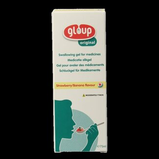 Gloup Gloup Original medicatie inname gel aardbei banaan 75 Milliliter