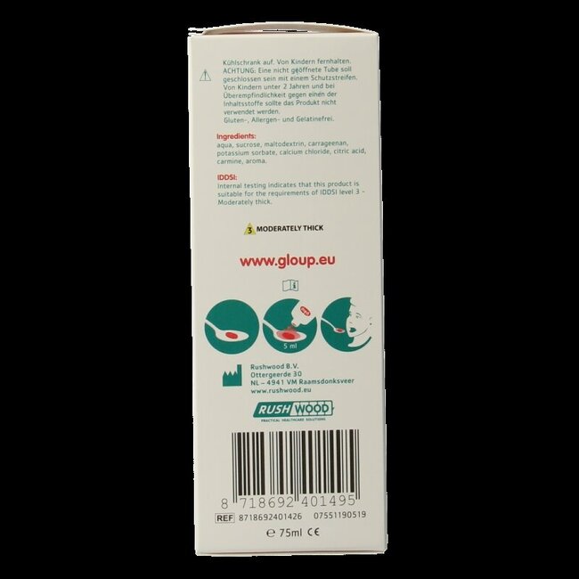 Gloup Original gel d'aide à la déglutition fraise banane 75 ml