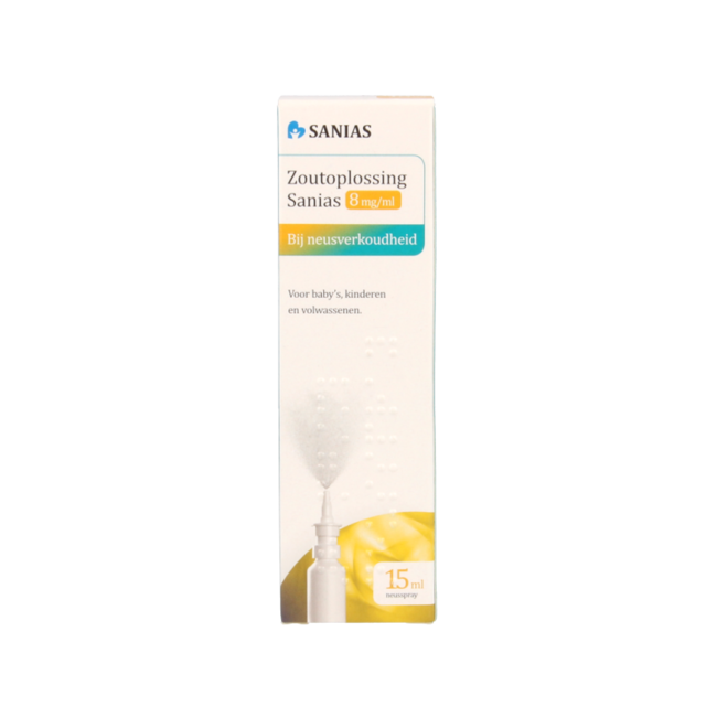Zoutoplossing neusspray 8mg/ml 15 Milliliter
