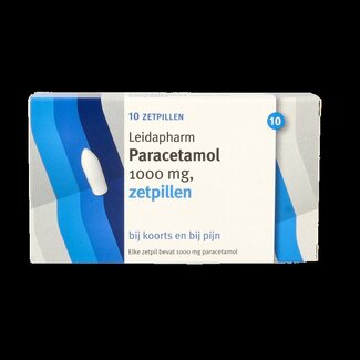 Leidapharm Leidapharm Paracetamol 1000mg zetpil 10 Zetpillen