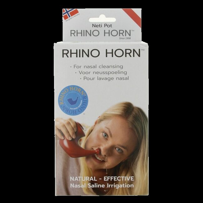 Rhino Horn Neusspoeler rood 1 Stuks