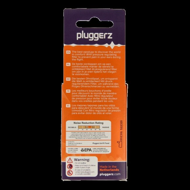 Pluggerz Enjoy travel 1 paire