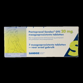 Sandoz Sandoz Pantoprazole 20 mg 7 comprimés