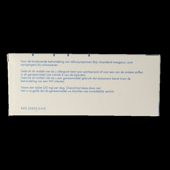 Sandoz Pantoprazole 20 mg 7 comprimés