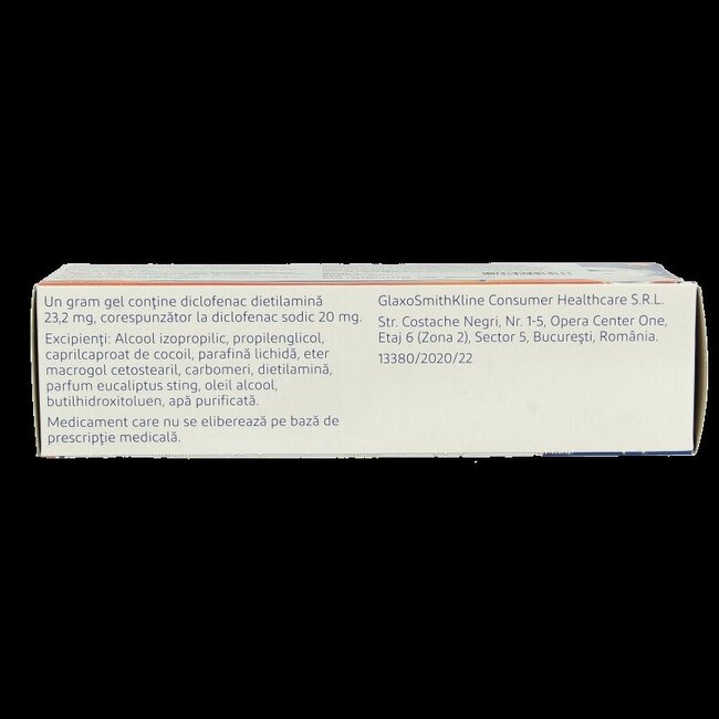 Voltaren Emulgel extra sterk 2,32% Roemeense verpakking 100 Gram