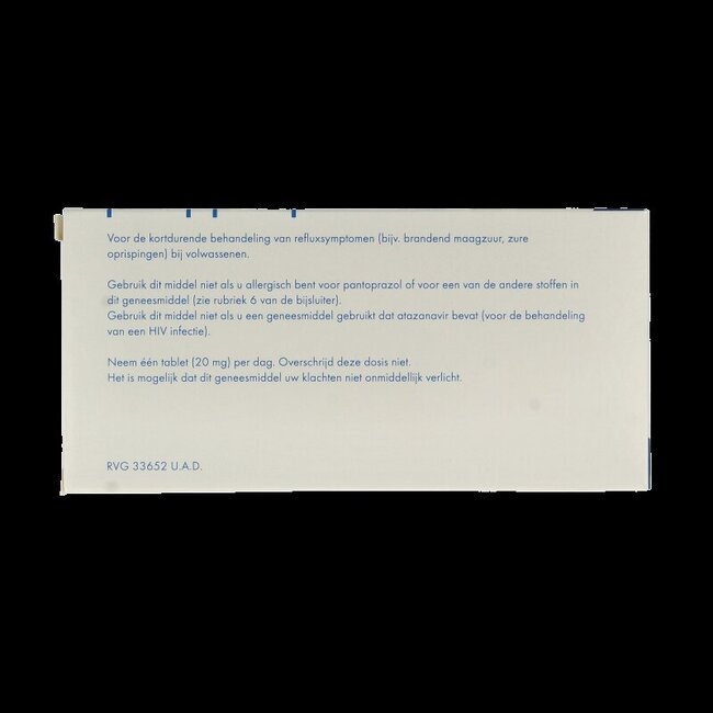 Sandoz Pantoprazol 20mg 14 Stuks