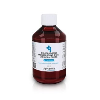 Bipharma Bipharma Chloorhexidine mondspoeling 0.12% 500 Milliliter