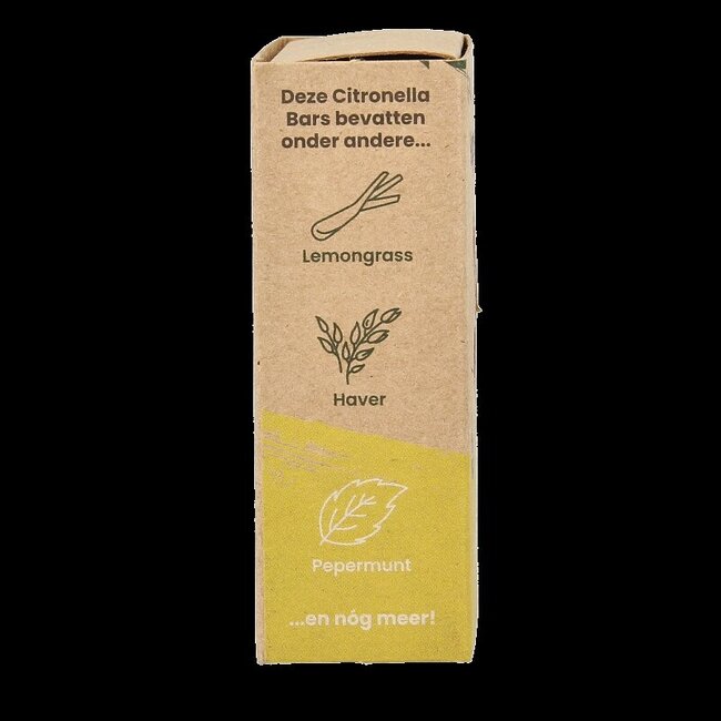 Pain anti-insectes Happysoaps citron et menthe puissante 40 g