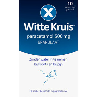 Witte Kruis Witte Kruis Paracetamol 500mg granulaat 10 Sachets