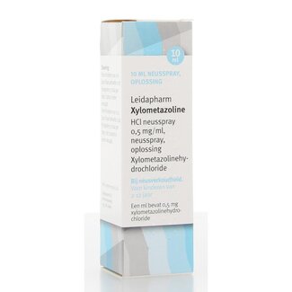 Leidapharm Leidapharm Xylometazoline HCl neusspray 0.5mg kind 10 Milliliter