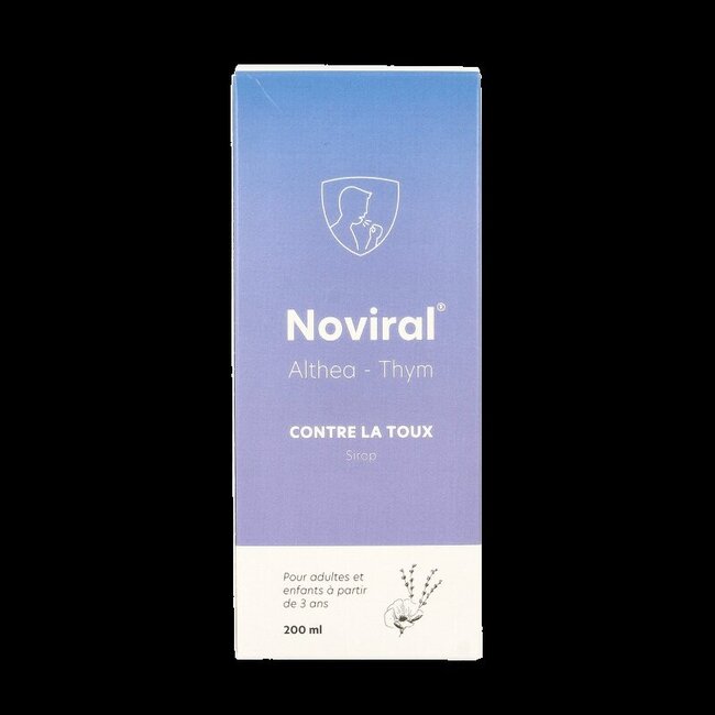 Noviral Sirop contre toutes les toux althéa et thym 200 ml