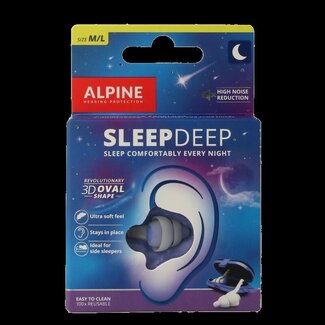 Alpine Alpine SleepDeep bouchons d'oreilles 1 paire